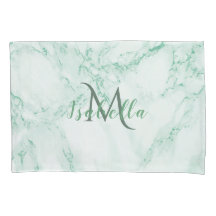 Monogrammed groene marmer