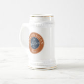 Monogrammed Groomsmen Bierpul (Voorkant links)