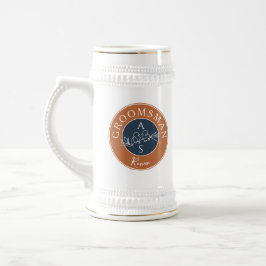 Monogrammed Groomsmen Bierpul