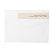 Monogrammed Hand Lettered Chic Cross (Achterkant)