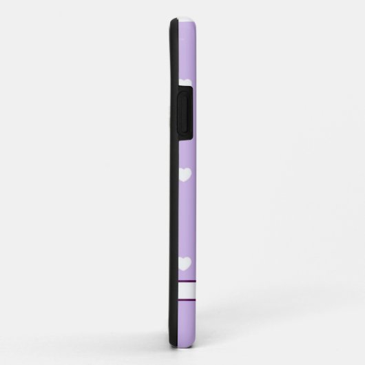 Monogrammed Heart iPhone 5 Hoesje (Achterkant/rechts)