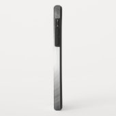 Monogrammed hedendaags zilverstralingspatroon Case-Mate iPhone case (Achterkant/links)