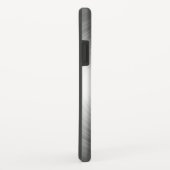 Monogrammed hedendaags zilverstralingspatroon Case-Mate iPhone case (Achterkant/rechts)