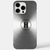 Monogrammed hedendaags zilverstralingspatroon