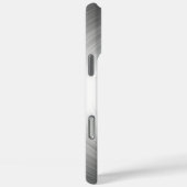 Monogrammed hedendaags zilverstralingspatroon Case-Mate iPhone case (Achterkant / Rechts)