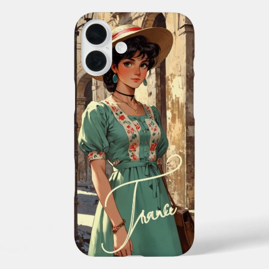 Monogrammed Hoesje- Mate iPhone Case-Mate iPhone Case (Achterkant)