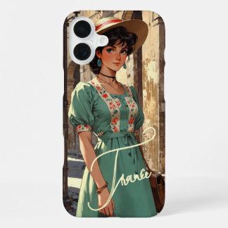 Monogrammed Hoesje- Mate iPhone 16 Plus Hoesje
