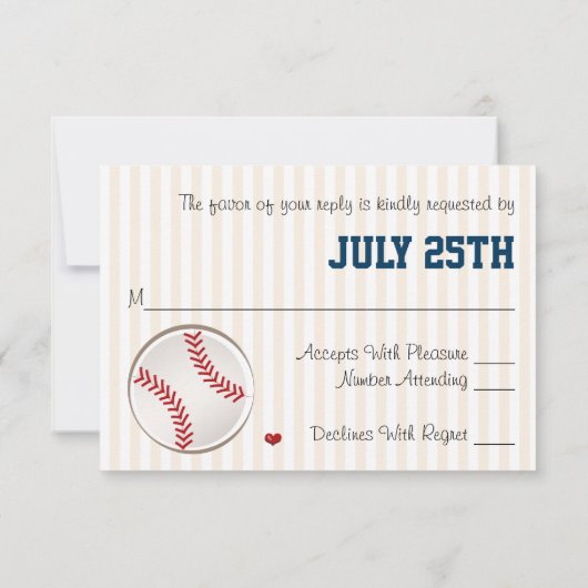 MONOGRAMMED HONKBAL BRUILOFT RESPONS KAARTEN RSVP KAARTJE (Achterkant)