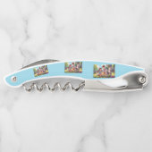 Monogrammed Husky Dogs having plezier met het kind Kurkentrekker (Achterkant)