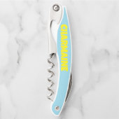 Monogrammed Husky Dogs having plezier met het kind Kurkentrekker (Voorkant)