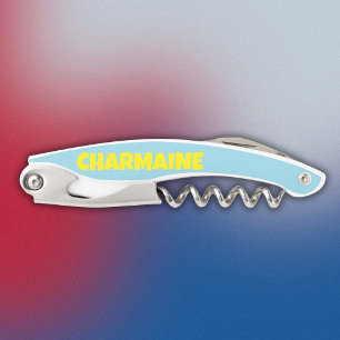 Monogrammed Husky Dogs having plezier met het kind Kurkentrekker