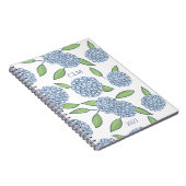 Monogrammed Hydrangea Let op Notitieboek (Rechterzijde)