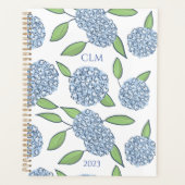 Monogrammed Hydrangea Planner (Voorkant)