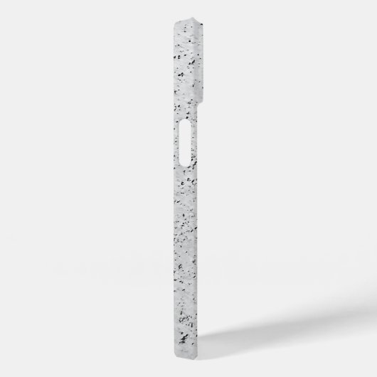 Monogrammed Illustrated Concrete iPhone Case (Achterkant / Rechts)