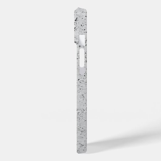 Monogrammed Illustrated Concrete iPhone Case (Achterkant / Links)