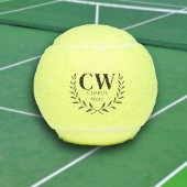 Monogrammed Initiaal Custom minimalistische tennis Tennisballen