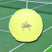Monogrammed Initiaal Custom Tennis Ball Gift Tennisballen