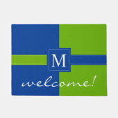 Monogrammed Initiaal Welcome Deurmat (Voorkant)