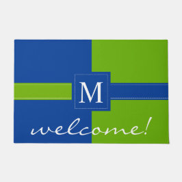 Monogrammed Initiaal Welcome Deurmat