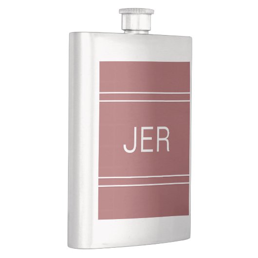 Monogrammed Initialen Personalized Drink Trendy Re Flacon (Rechts)