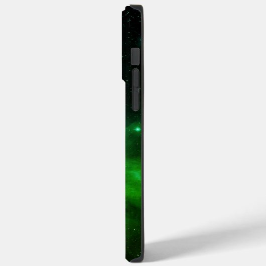 Monogrammed iPhone 14 Pro Max hoesje bloemen (Achterkant / Links)