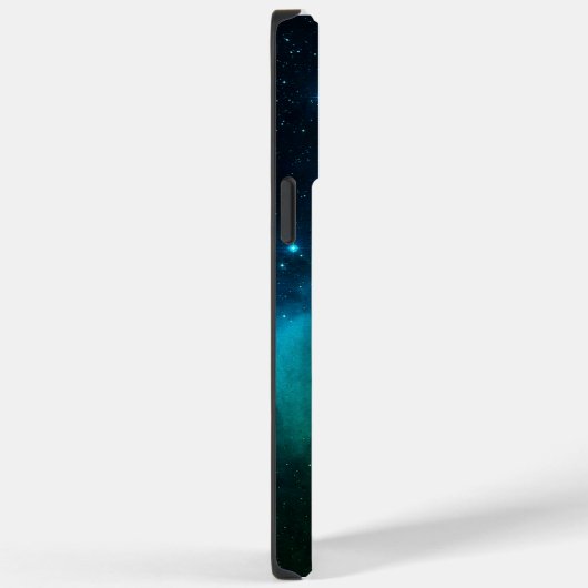 Monogrammed iPhone 14 Pro Max hoesje bloemen (Achterkant / Rechts)