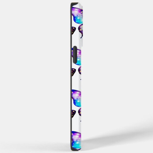 Monogrammed iPhone 14 Pro Max hoesje vlinder (Achterkant / Rechts)