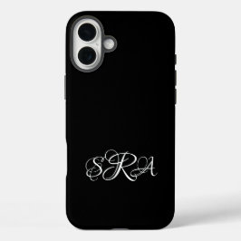 Monogrammed iPhone 16 Plus Hoesje
