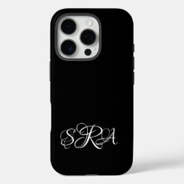 Monogrammed iPhone 16 Pro Hoesje