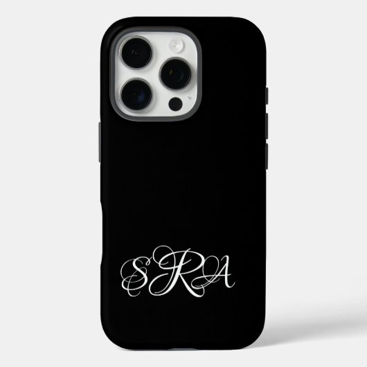Monogrammed iPhone 16 Pro Hoesje (Achterkant)