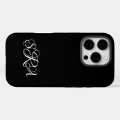 Monogrammed iPhone 16 Pro Hoesje (Achterkant (horizontaal))