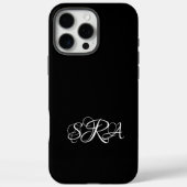 Monogrammed iPhone 16 Pro Max Hoesje (Achterkant)