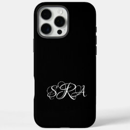 Monogrammed iPhone 16 Pro Max Hoesje