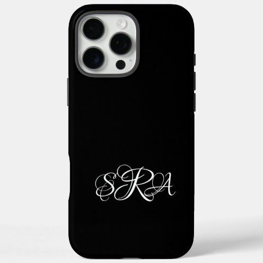 Monogrammed iPhone 16 Pro Max Hoesje (Achterkant)