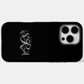 Monogrammed iPhone 16 Pro Max Hoesje (Achterkant (horizontaal))