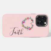 Monogrammed iPhone case Hoesje (Achterkant horizontaal)