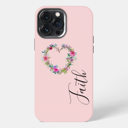 Monogrammed iPhone case Hoesje (Achterkant)