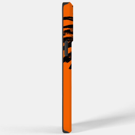 Monogrammed iPhone hoesje met palmboom ontwerp (Achterkant / Rechts)