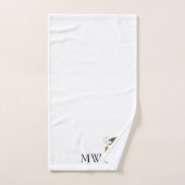 Monogrammed Jack Russell Terrier hondenontwerp Bad Handdoek (Handdoek)