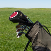 Monogrammed & Japan Vlag Golfclubs Hoesjes Golfheadcover (Insitu)
