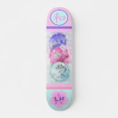 Monogrammed Japans 3 Umbrella Peace Skateboard (Voorkant)