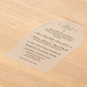 Monogrammed Katholieke Uitnodiging (Laagn)