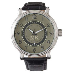 Monogrammed Khaki, blijf op tijd en op trend met Horloge