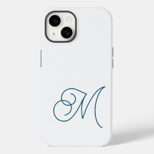 Monogrammed Klassiek Script Plain Initiaal Case-Mate iPhone 14 Hoesje