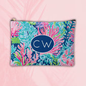 Monogrammed Kleurrijke Tropische Strandzak Etui