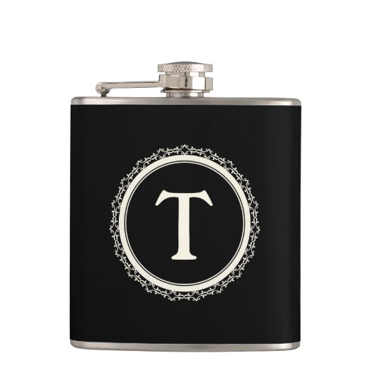 Monogrammed-kolf Heupfles (Voorkant)