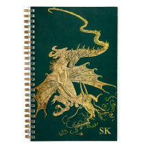 Monogrammed Lang Groen Fairy Book Dotted Journal