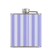 Monogrammed Lavender Stripes Heupfles (Achterkant)