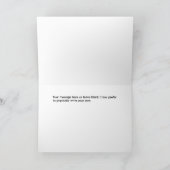 Monogrammed letter "A" Gelukkige Verjaardag Kaart (Binnen)