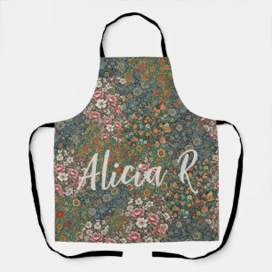 Monogrammed Letter cottagecore Cottage look floral Schort